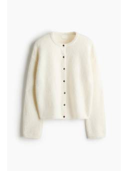 H&M - Women White Brushed Cardigan