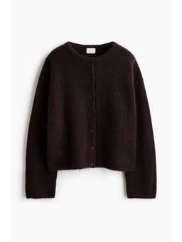 H&M - Women Brown Brushed Cardigan