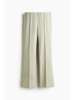 H&M - Women Green Tailored Bootcut Trousers