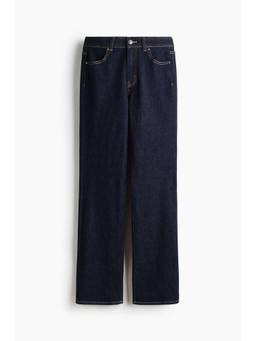 H&M - Women Navy Blue Slim Straight Regular Waist Jeans