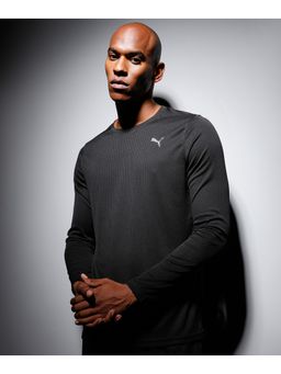 Puma - Studio Waffle Ls Men Black T-shirt