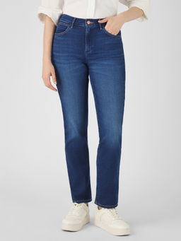 Wrangler - Women Blue Straight Fit Jeans