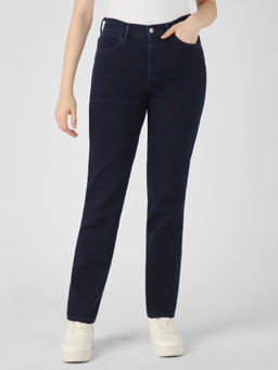 Wrangler - Women Navy Straight Skinny Fit Jeans