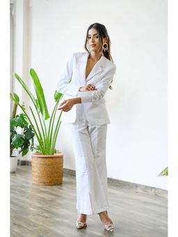 Bakhiya Jaipur - Pearl Solid Co-Ord Set