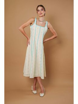 Bakhiya Jaipur - Lumiere Cotton Printed Midi Dress