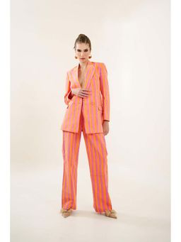 Bakhiya Jaipur - Orpink Stripes Co-Ord Set