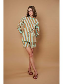 Bakhiya Jaipur - Zerya Stripes Co-Ord Set