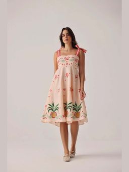 NOIB - Nora Midi Dress - Peach