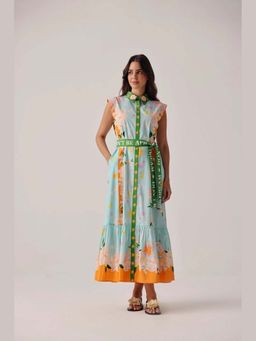 NOIB - Vega Maxi Dress - Azure