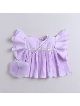 Little Kangaroos - Girls Lilac Solid Top