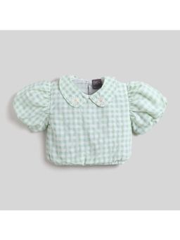 Little Kangaroos - Girls Lime Green Solid Top