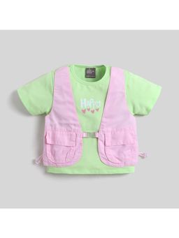 Little Kangaroos - Girls Pink Solid Top