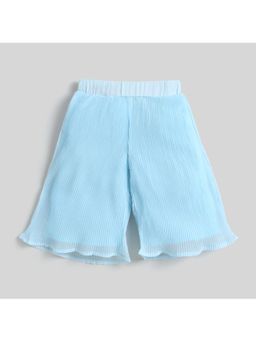 Little Kangaroos - Girls Blue Solid Palazzo
