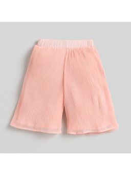 Little Kangaroos - Girls Peach Solid Palazzo