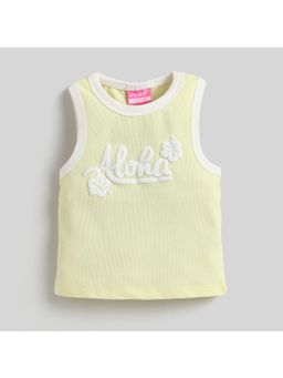 Little Kangaroos - Girls LEMON Solid T-Shirt