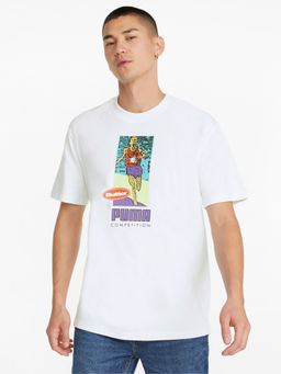 Puma - x BUTTER Goods Graphic Mens White T-Shirt