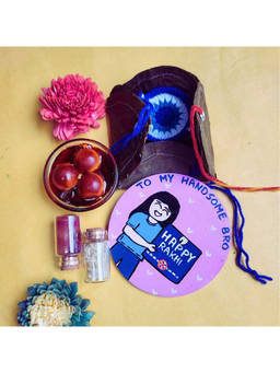 TheYUGO - Happy Rakhi Bro Magnet- Crochet