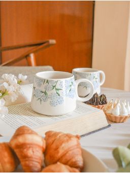Hollyhock - Hydrangea Ceramic Mug