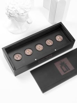 Cosa Nostraa - The Prince V Coin Buttons (Set Of 5)