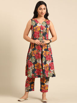 Imara - Multicolour Floral Print Co-Ord (Set of 2)