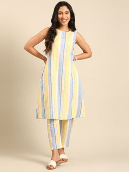 Imara - Multicolour Straight Co-Ord (Set of 2)