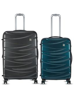 it luggage - Tidal Trolley Bag Grey & Blue (Pack of 2)
