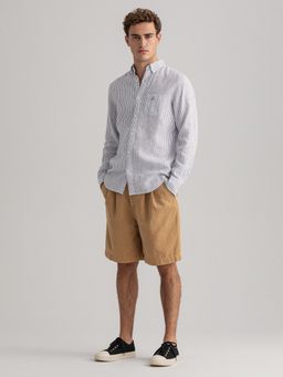 GANT - Men White Striped Regular Shirt