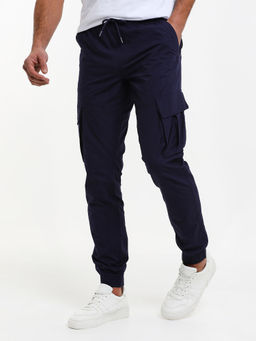 Threadbare - Men Navy Cargo Trousers