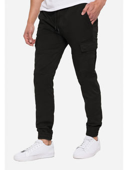 Threadbare - Men Black Slim Fit Cargo Trousers