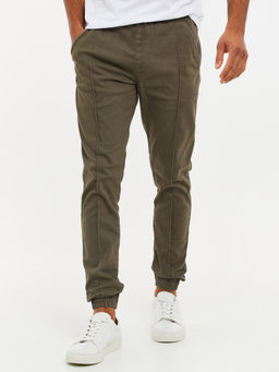 Threadbare - Men Green Slim Fit Trousers