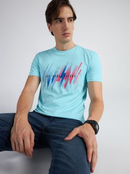 Lee - Printed Blue T-Shirt