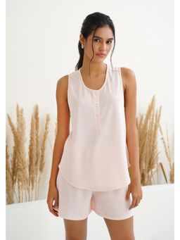 Muvazo - Elan Nocturne Peach Tank Top