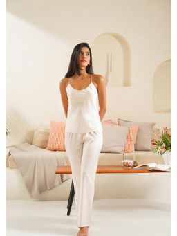 Muvazo - Orove Lumi Beige Top with Pant