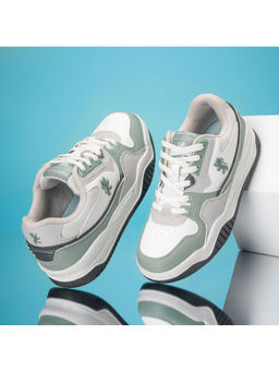 Red Tape - Women's Colourblocked Green Sneakers