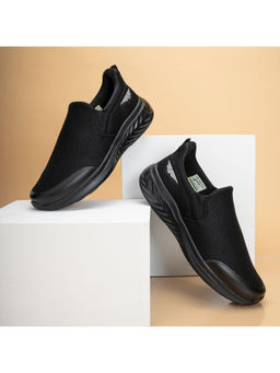 Red Tape - Men's Textured Black Walking Shoes