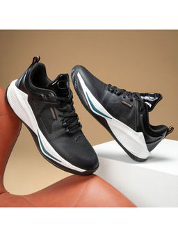 Red Tape - Men's Black Textured Basketball Shoes