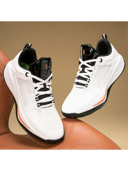 Red Tape - Men's Textured White Basketball Shoes