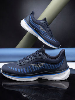 Red Tape - Navy Blue Men's Textured Athleisure Shoes