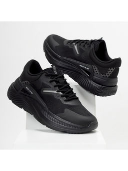 Red Tape - Men's Textured Black Athleisure Shoes
