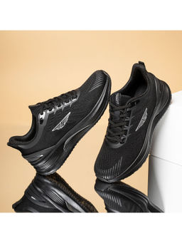 Red Tape - Black Men's Textured Athleisure Shoes