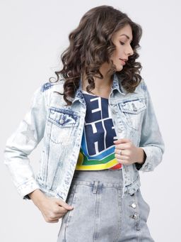 TOKYO TALKIES - Women Light Blue Denim Jacket