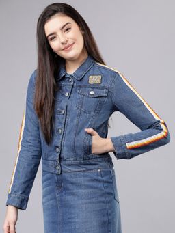 TOKYO TALKIES - Women Longline Denim Jacket