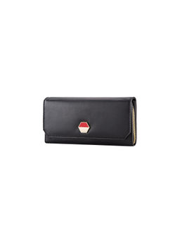 CARPISA - Black Genuine Leather Wallet