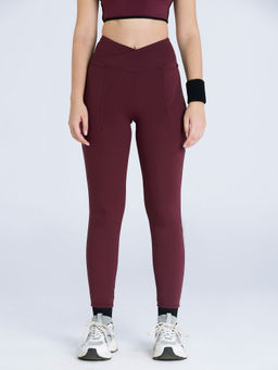 Cava Athleisure - Wine Hourglass Snug Leggings