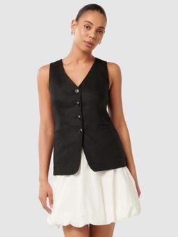 Forever New - Black Alexa Waistcoat
