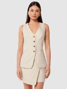 Forever New - Cream Alexa Waistcoat