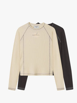 EVERDION - Men Multi-Color Cotton Solid Regular Fit 2 T-Shirt (Pack of 2)