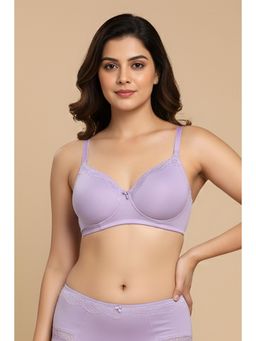 Zivame - Padded Non Wired 3/4Th Coverage T-Shirt Bra - Lavender