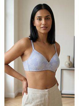 Zivame - Padded Non Wired 3/4Th Coverage T-Shirt Bra - Heather