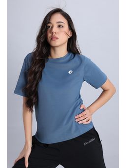 Zivame - Knit Poly Loungewear Top - Bluefin